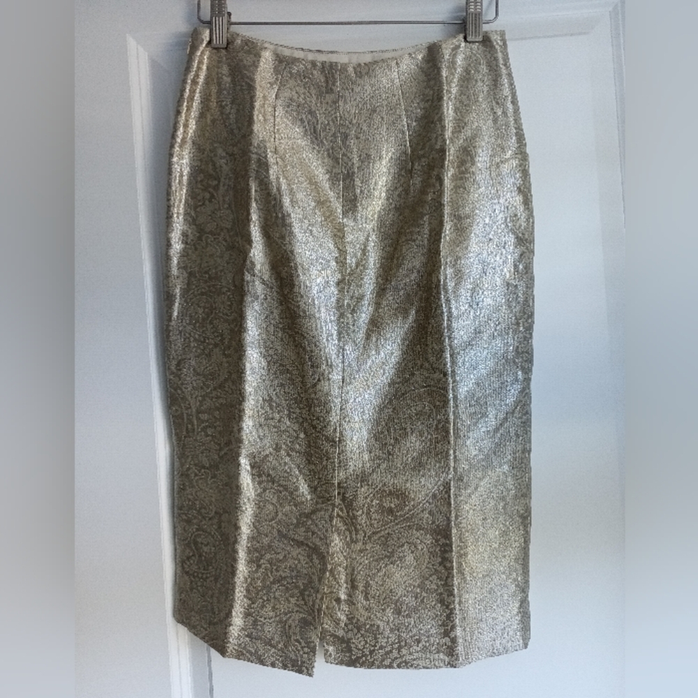 Silver Ralph Lauren Spring 2007 Collection Skirt